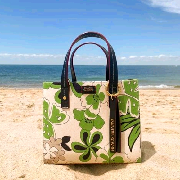 Frances Valentine Small Chloe Merida Leaf Canvas - Picture 1 of 6